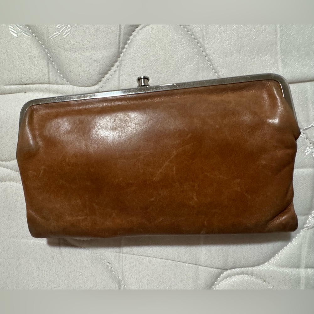 HOBO Brown Leather Wallet
